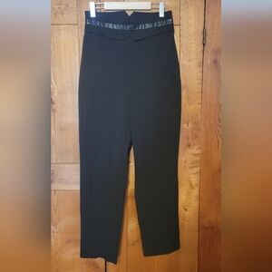 Le Château Black Women's Tuxedo Dress Pants